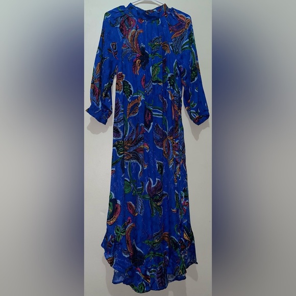 Maeve Jessamine Mock Neck Prairie Cottagecore Floral  Maxi Dress NWOT - Picture 8 of 14